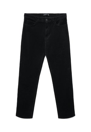LUNGO TINTA UNITA - Pantaloni - nero