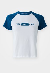 TEE - T-shirts med print - white/blue force