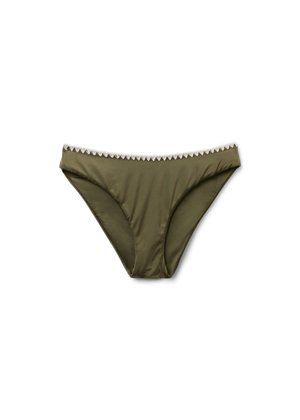 Calzedonia REFINED SHINE - Bikinibukser - green