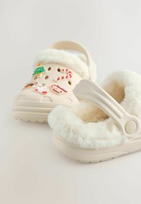 Next REGULAR FIT - Hjemmesko - white christmas badge faux fur lined