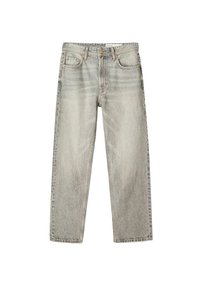 Bershka Egyenes szárú farmer - mottled dark grey
