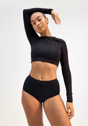HIGH WAIST - Menstruační kalhotky - black