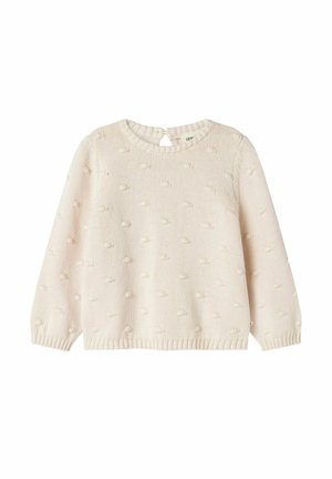 LOOSE FIT - Strickpullover - pastel parchment