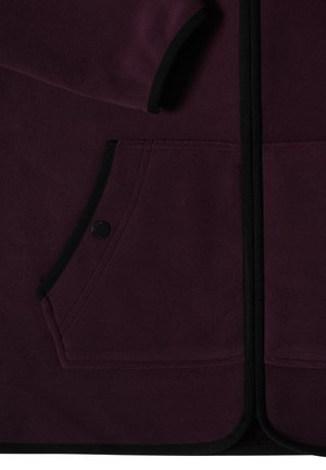 Cecil, FLEECE JACKET WITH ZIP AND STAND-UP COLLAR - Veste polaire - berry red