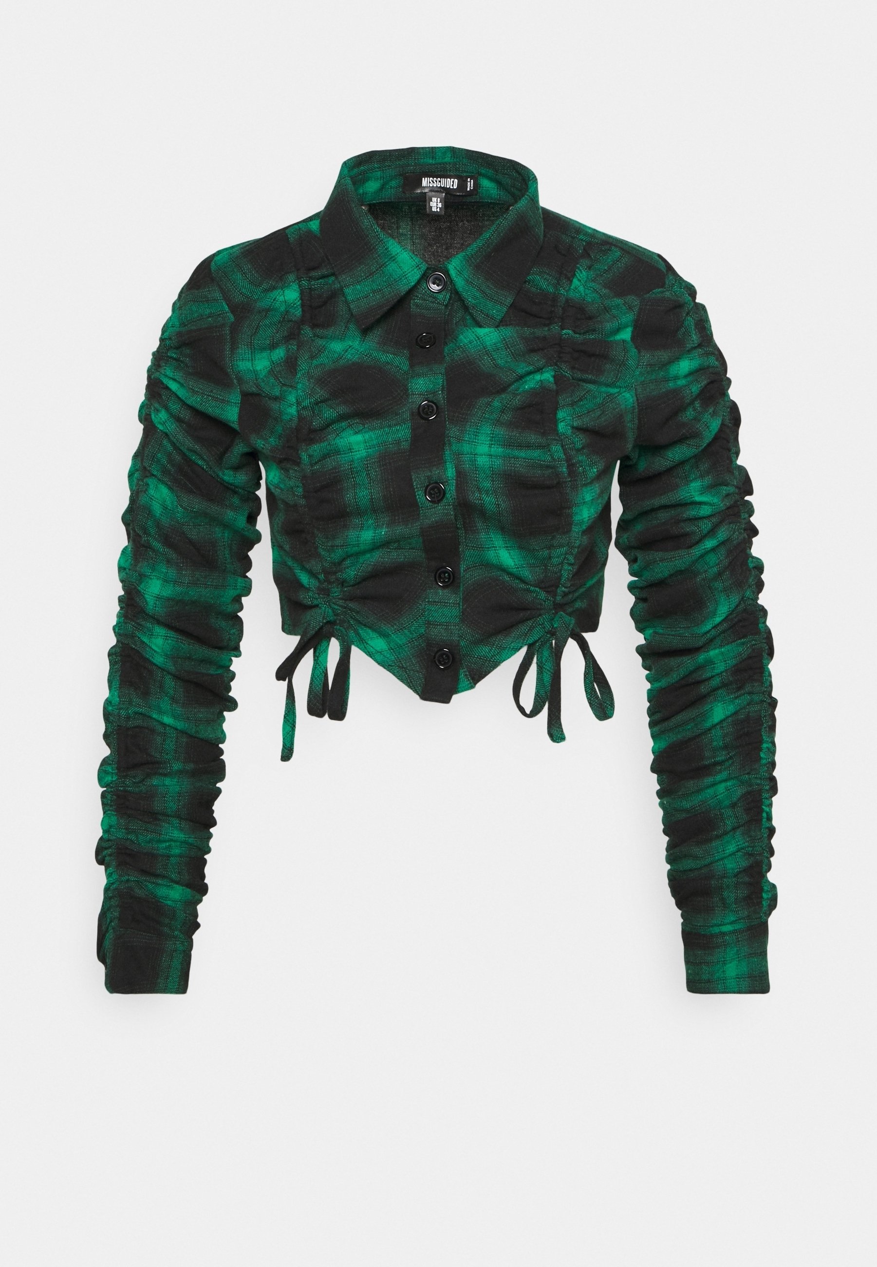 Missguided Blouse green/vert (Seconde main) ZALANDO