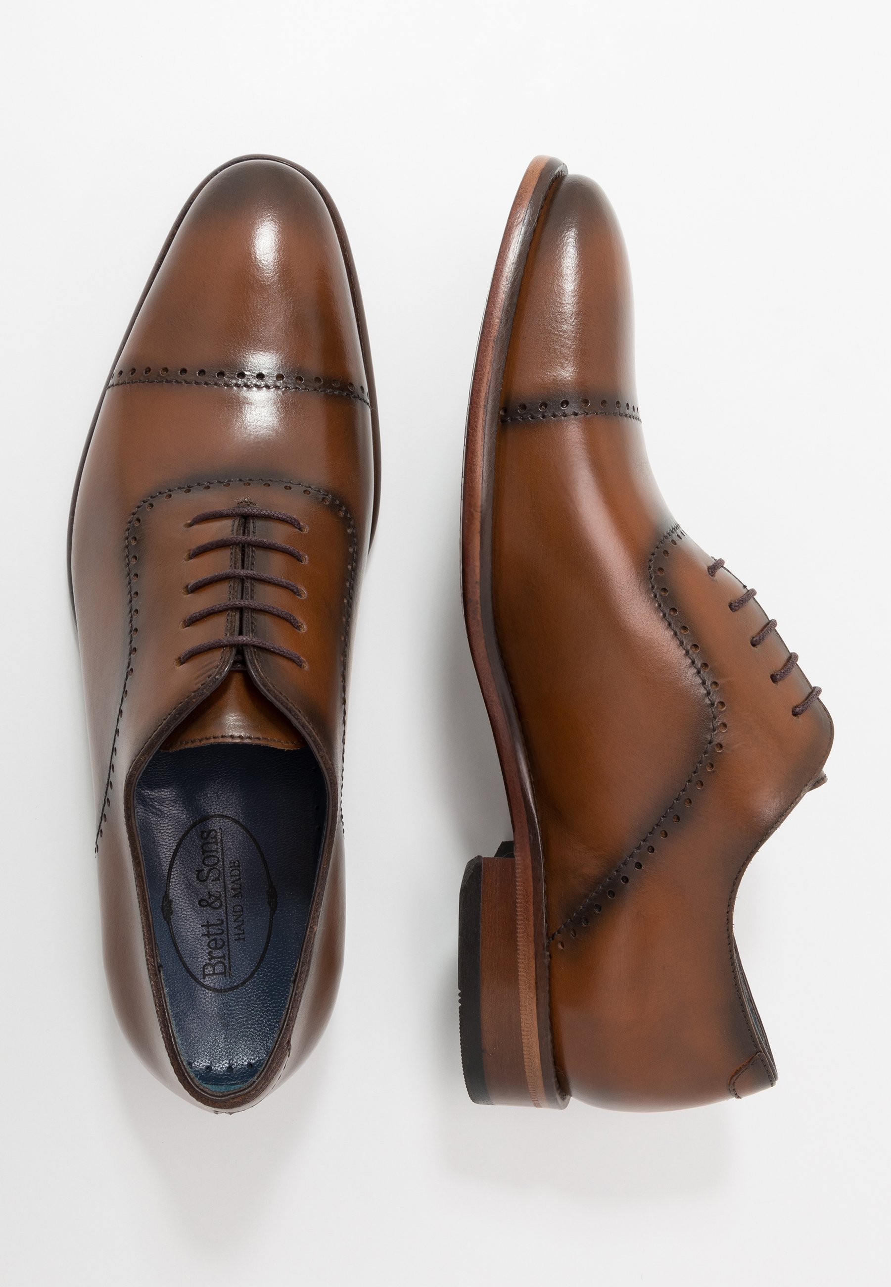 Brett & Sons Pensko med snøring natur cognac Zalando.no Brett & Sons Pensko med snøring natur cognac Zalando.no