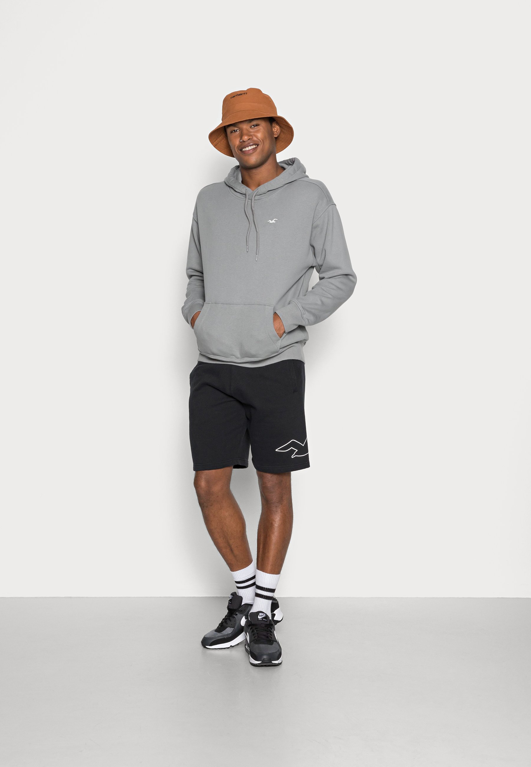 Hollister Co. SUMMER ICON - Sudadera - dark grey/gris oscuro - Zalando.es