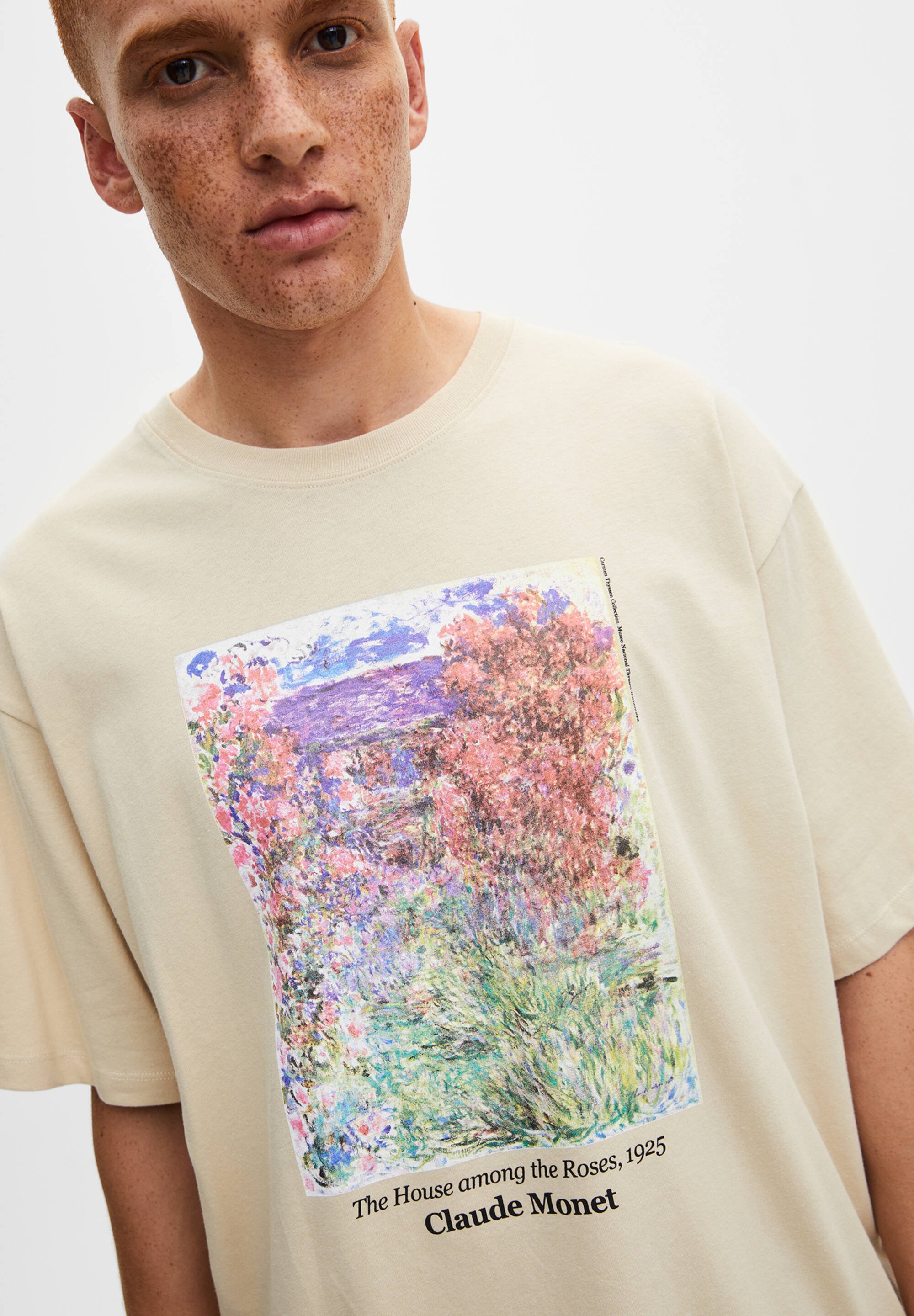 pull and bear monet t shirt