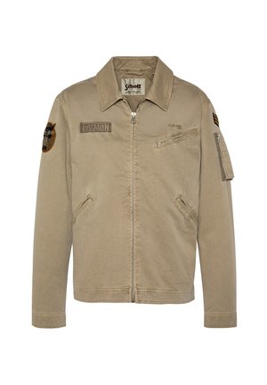 Schott ARMY BADGÉ - Veste légère - taupe