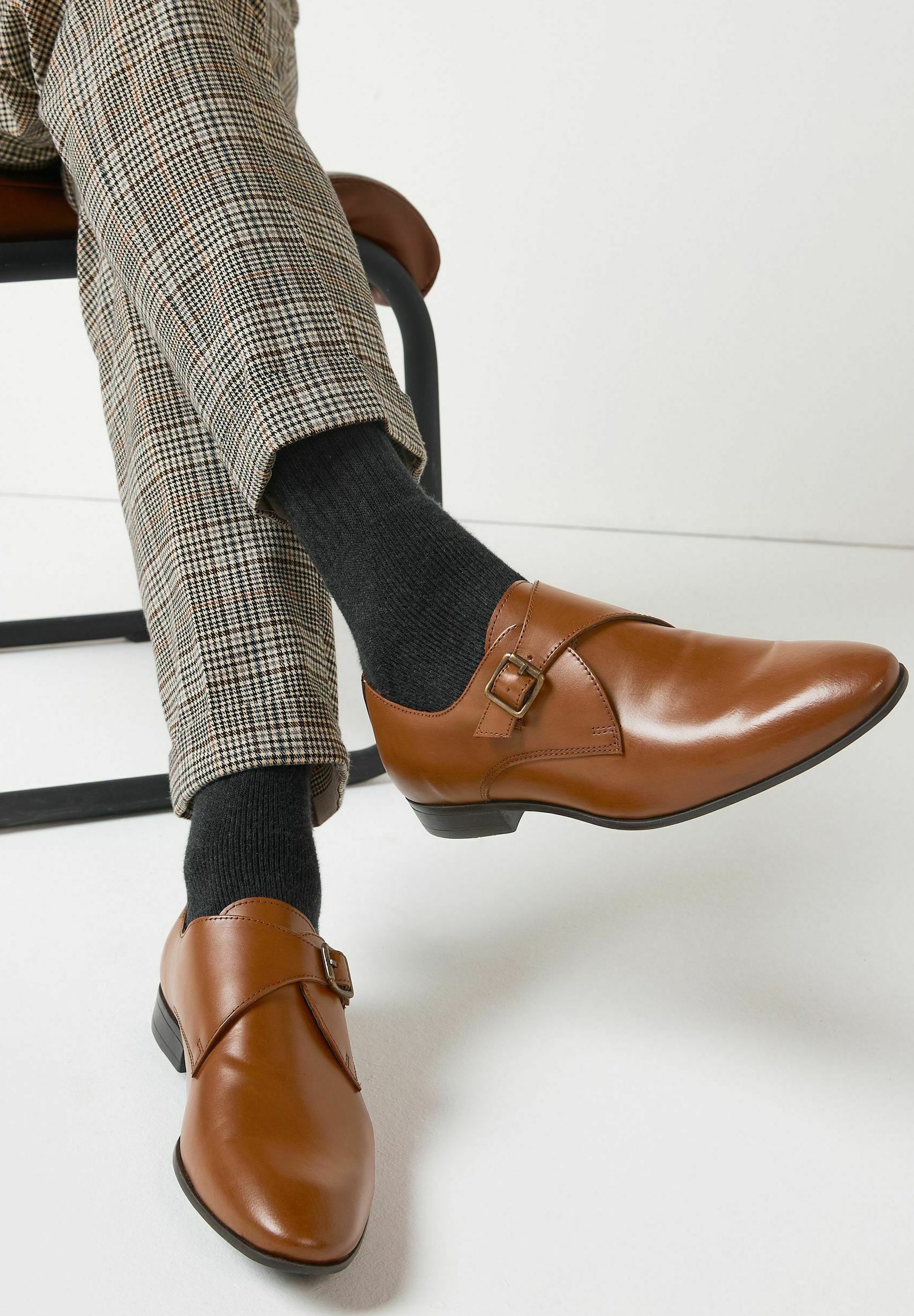 Next SINGLE MONK - Slipper - tan brown 