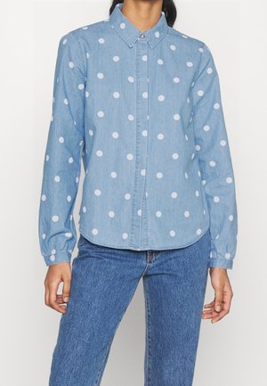 Blus - blue denim