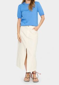 Saint Tropez Stickad tröja - blue