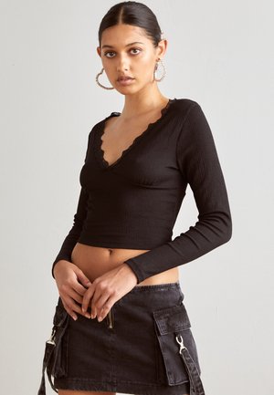 ONLY ONLTALIA - Μπλούζα με μακριά μανίκια - black