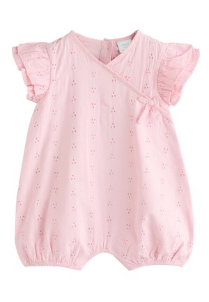 Next, REGULAR FIT - BROIDERIE BABY ROMPER  . - Mono - pink