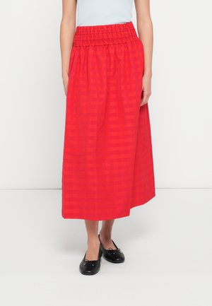 SKIRT CUTE - sukňa v tvare A - rojo