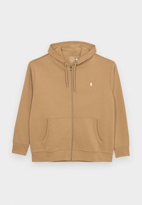 DOUBLE-KNIT FULL-ZIP HOODIE - Mikina so zipsom - new bronze