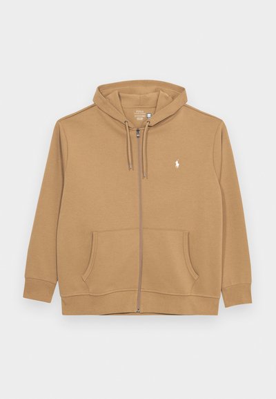 Polo Ralph Lauren Big & Tall DOUBLE-KNIT FULL-ZIP HOODIE - Φούτερ με φερμουάρ - new bronze