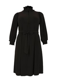 YOEK MIT KNÖPFEN - Blusenkleid - black