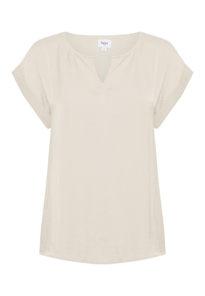 Saint Tropez T-shirt print crème