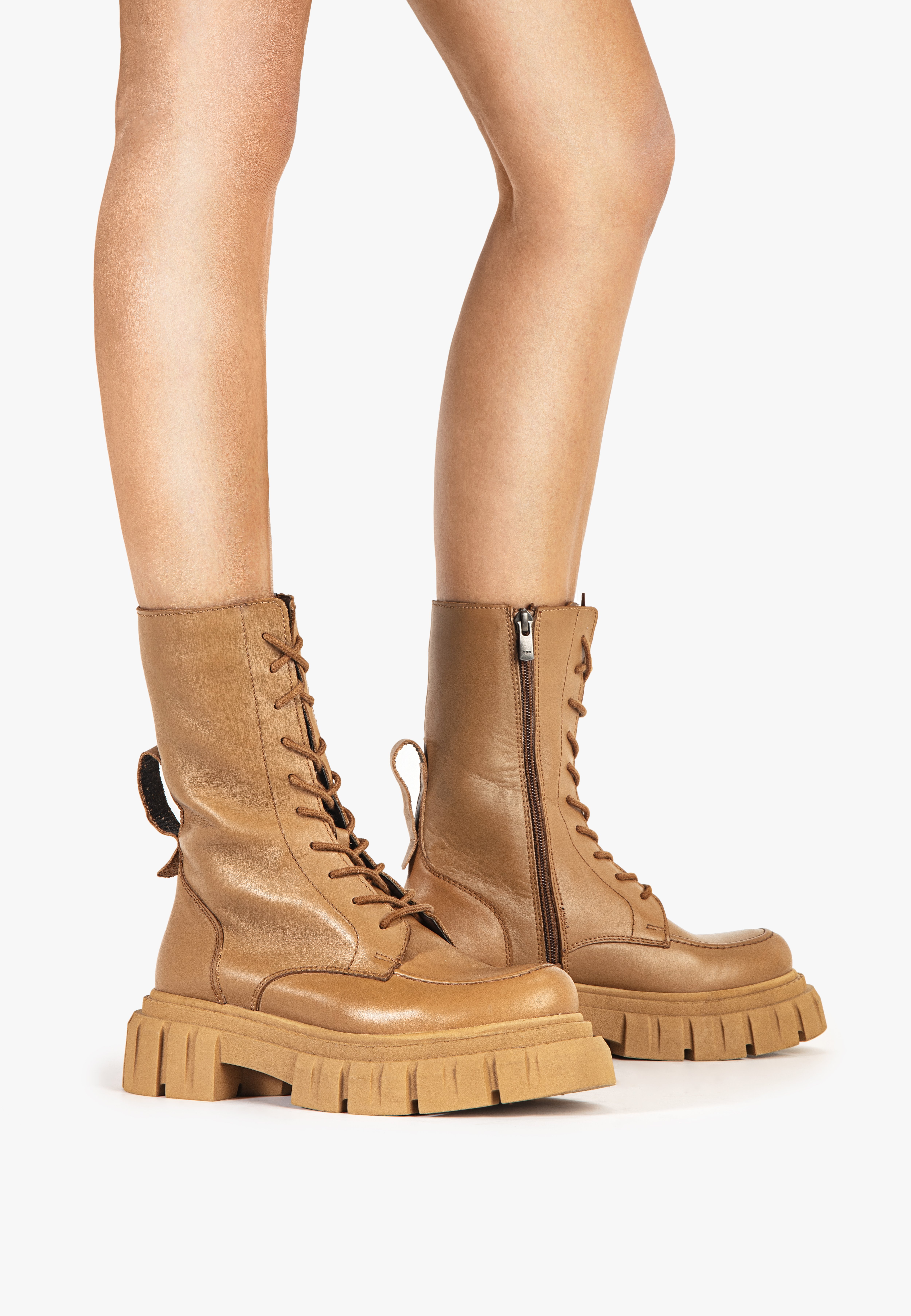 Inuovo Enkellaarsjes met plateauzool - caramel/Bruin - Zalando.nl