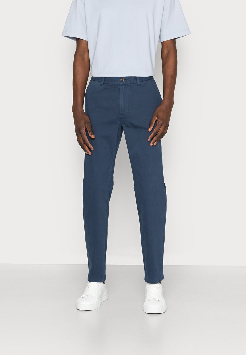 Scotch & Soda REGULAR SLIM STUART STRETCH TWILL - Chino - steel ...