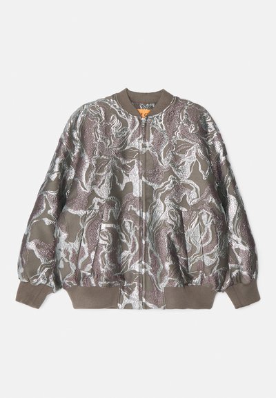 Stine Goya Bomber Jacket - abstract foliage