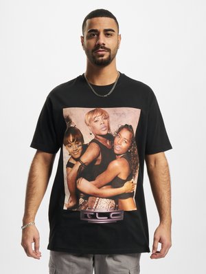T-shirt con stampa - black