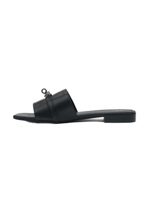 Pantolette flach - black