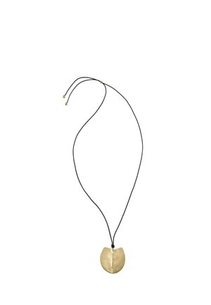 Massimo Dutti LONG SHIELD-EFFECT PIECE NECKLACE. - Halskette - gold-coloured