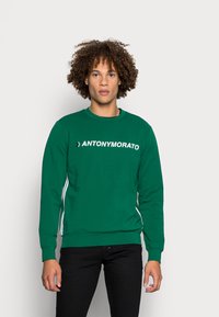 Antony Morato FIT IN STRETCH TERRY  FABRIC WITH RUBBER  - Camisola - flag green
