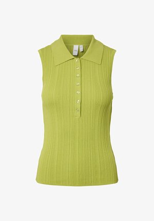 YAS, STRICKOBERTEIL YASTANKI POLO - Polosärk - apple green