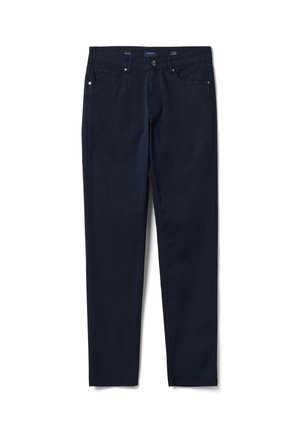OVS, SLIM-FIT TWILL TROUSERS - Vaqueros slim fit - navy blue