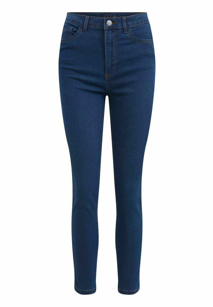 Vila Aptempti džinsai - darkbluedenim/tamsiai mėlynų džinsų - Zalando.lt