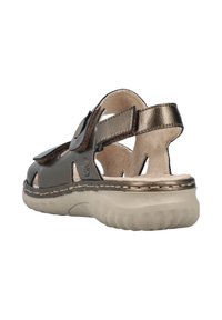Rieker RIEMCHEN - Sandales à plateforme - metallic