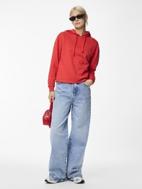 Pieces PCCHILLI  NOOS BC - Sweatshirt - poppy red