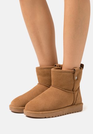 Bianco BIASNOW SHORT BOOT - Stivaletti - cognac