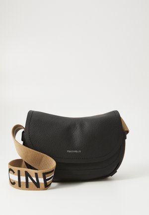 RAQUEL - Cross body bag - noir/cuir