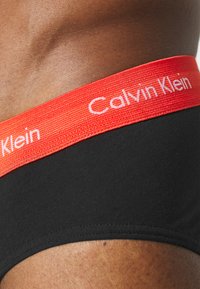 Calvin Klein Underwear HIP BRIEF 3 PACK COTTON STRETCH - Cuecas - black