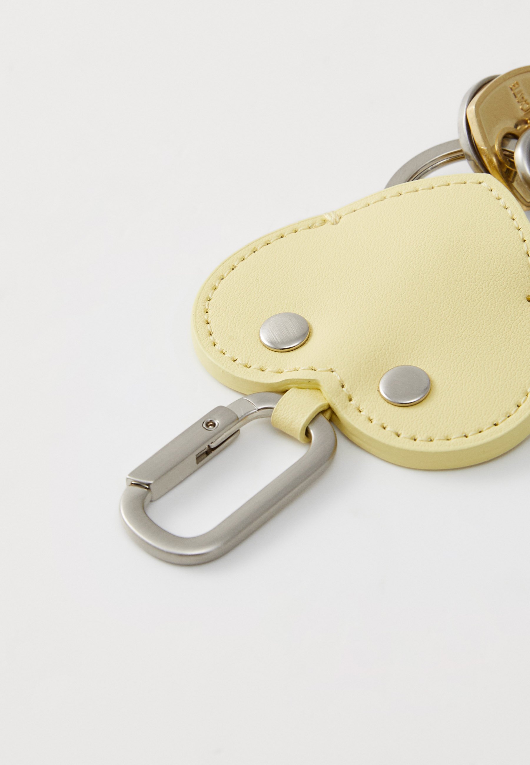 Osoi HEART FLAT KEY RING - Keyring - lemon/yellow - Zalando.co.uk