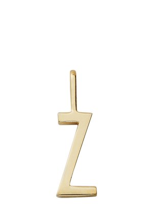 LETTER CHARM 10MM A-Z 18K GOLD-PLATED - Anhänger - gold-coloured