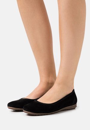 LEATHER COMFORT - Ballet pumps - black