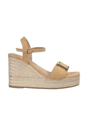 Sandalen met hoge hak - marrón claro