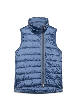 Fiorella Rubino, GIACCA IMBOTTITA LIGHTWEIGHT SMANICATA - Vest - azzurro
