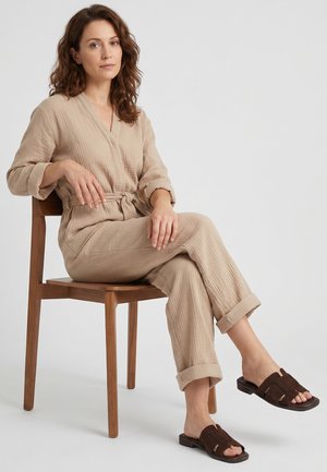 VENEZIA, SLIPPERS - Slip-on sandaler - dark brown