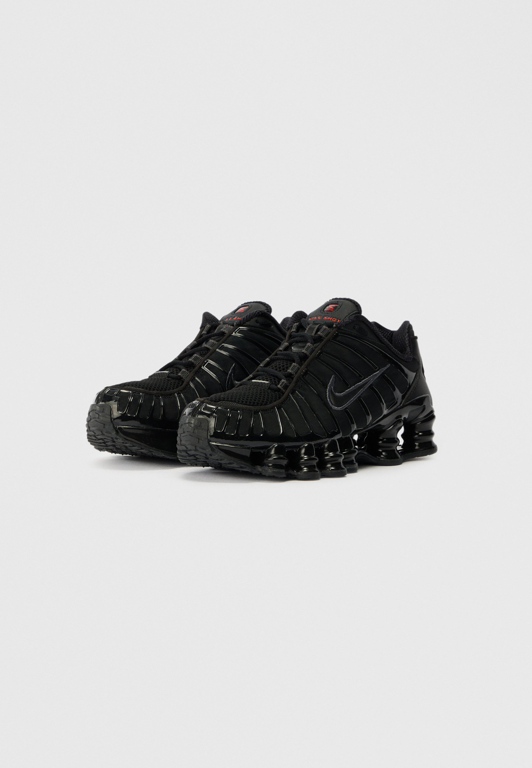 nike shox black suede