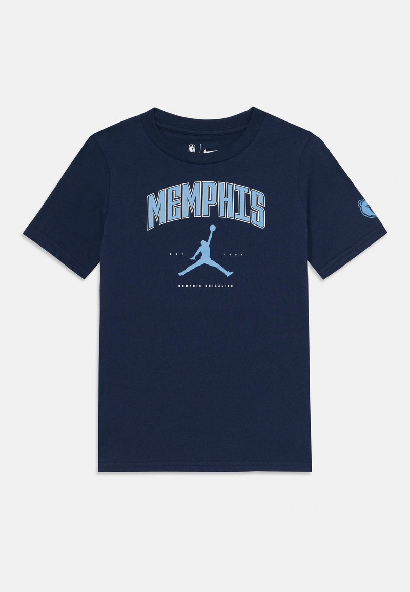Nike Performance - NBA MEMPHIS GRIZZLIES JORDAN CITIES TEE  - Apdrukāts T-krekls - college navy, Palielināt