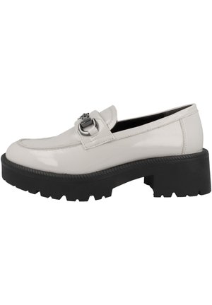 Instappers - pale grey patent