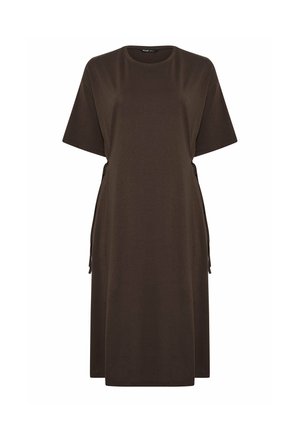 Yours Clothing, PLUS SIZE MIDI DRESSES - Robe en jersey - chocolate