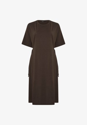 Yours Clothing, PLUS SIZE MIDI DRESSES - Robe en jersey - chocolate