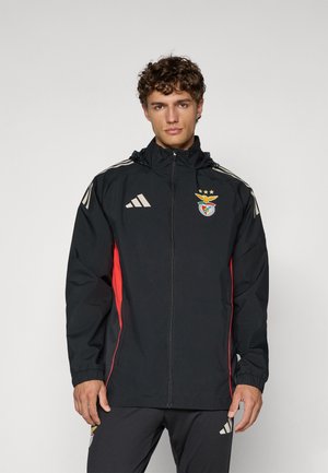 adidas Performance BENFICA ALL WEATHER JACKET - Klubiriided - black